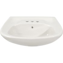 Toto LT237.4#01 4-Inch Center Hole Lavatory Only, Cotton White