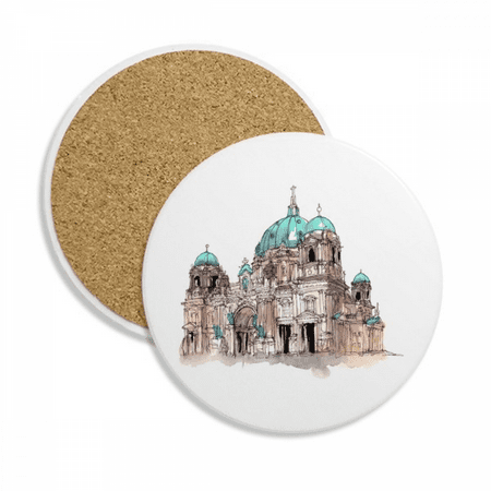 

Berlin Cathedral in Germany Coaster Cup Mug Tabletop Protection Absorbent Stone