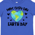 thumbnail image 4 of Inktastic Make Every Day Earth Day with Hearts and Stars Boys or Girls Toddler T-Shirt, 4 of 5