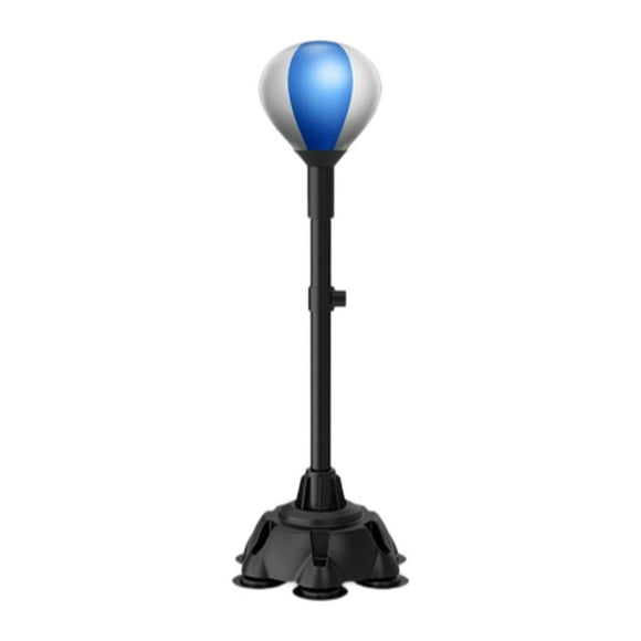 S SERENABLE Boxing Speed Ball Adjustable Boxing Punch Ball for Home Gym Training Hitting Blue