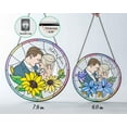 thumbnail image 2 of Personalized Couple Portrait Glass Suncatcher, Custom Wedding Gift, Gift For Couple, Anniversary Gift, Valentines Gift, Gift For Her 1838785636 9675, 2 of 4