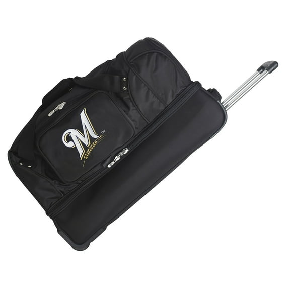 Milwaukee Bucks 27" Rolling Drop Bottom Duffel