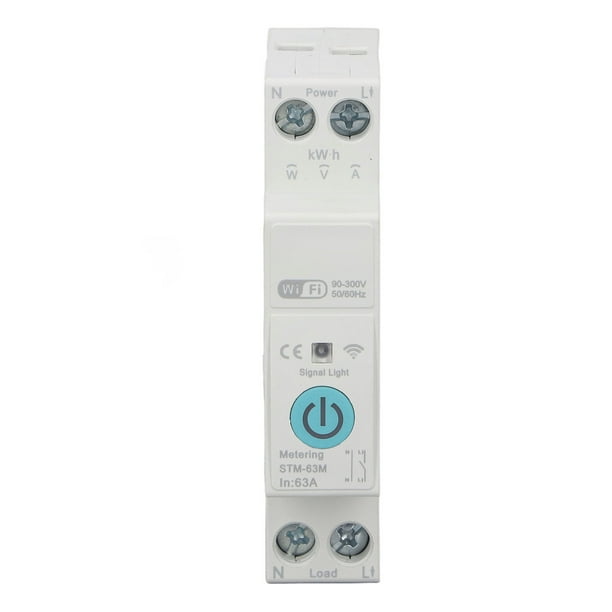 Interruptor WiFi Inteligente ANGGREK Control remoto manual 90-300V IP20 Montaje En Riel DIN
