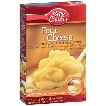 General Mills Betty Crocker 100% Real Mashed Potatoes, 7.2 oz