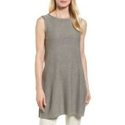 Eileen Fisher Boat-Neck Knit Tunic Ash M