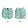 thumbnail image 3 of Pofeuu Cute Sheeps Print Women's Athletic Shorts Running Workout Shorts Tummy Control Quick Dry Gym Shorts with Pockets Double layer sports shorts-XX-Large, 3 of 7