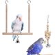thumbnail image 5 of Juguetes para loros JanHm 7 piezas jaula para pájaros de coco natural con escalera columpio colgante hamaca para escalar escalera giratoria, 5 of 5