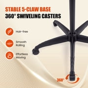Costway Adjustable Stand Up Hood Floor Hair Bonnet Dryer Rolling Base Salon Wheels