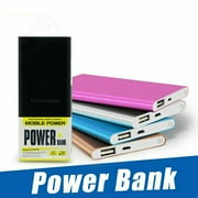 10000mAh Ultrathin Portable External Battery Charging Power Bank for CellPhone