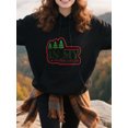 thumbnail image 2 of Funny Christmas Christmas Hoodie for Men Women, Holiday Pullover Hooded Sweatshirt, Cozy Cotton Poly Blend, Funny Winter Xmas Gift Outfit, 2 of 5