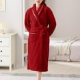 thumbnail image 2 of Fewfanhot Pajamas for Women Set Plush Soft Fleece Bathrobes Nightgown Ladies Pajamas Sleepwear Housecoat, 2 of 9