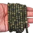 thumbnail image 3 of 2strands 2strands Frosted Natural Chinese Jade Beads Strands Rondelle 6x2mm Hole: 0.7mm about 182pcs/strand 15.16''(38.5cm), 3 of 6