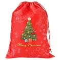 thumbnail image 2 of Christmas Drawstring Bags,Stand Up Gift Bags,Sacks Xmas Wrapping Storage Bags for Christmas Candy Goodie Holiday party Favors,Xmas Holiday Party Decoration Supplies(Red,15.75 x 21.65 Inch), 2 of 5
