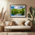 thumbnail image 3 of Massabesic Lake Reflections No. 2 - Manchester New Hampshire Photography Black Framed Wall Art Print 12 x 18 inches, 3 of 4