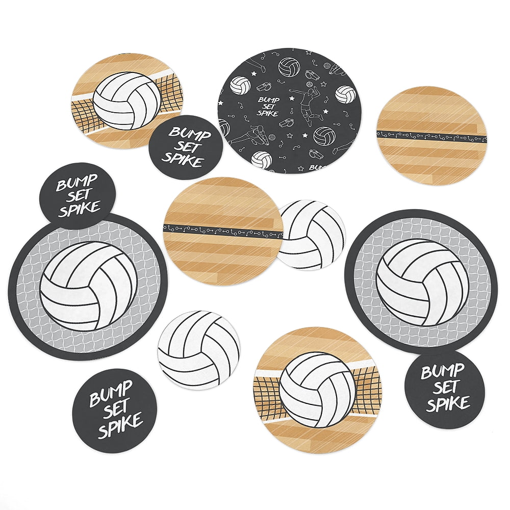 20 Ct. Bump Spike Set Volleyball Baby Shower Decor Volleyball Birthday Decorations Volleyball DIY Decorations Party Essentials