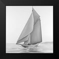 thumbnail image 2 of Atelier B Art Studio 20x20 Black Modern Framed Museum Art Print Titled - Vintage Sailing Ship, 2 of 5