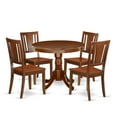 thumbnail image 2 of East West Furniture Dining Room Set Mahogany, ANDU5-MAH-W, 2 of 5