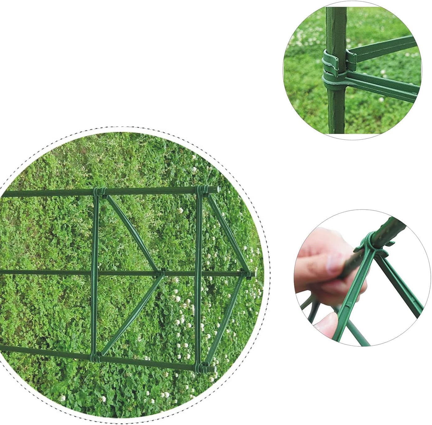 Tomato Cage,Garden Stakes,Garden Stakes for Plants,30 Pcs Garden Support Stake Arms for Tomato Cage,DIY Garden Bracket Accessories