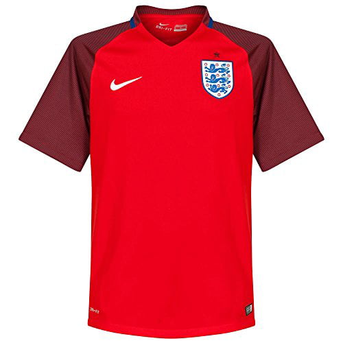 2016-2017 England Away Stadium Soccer Jersey (Red) (XL) - Walmart.com