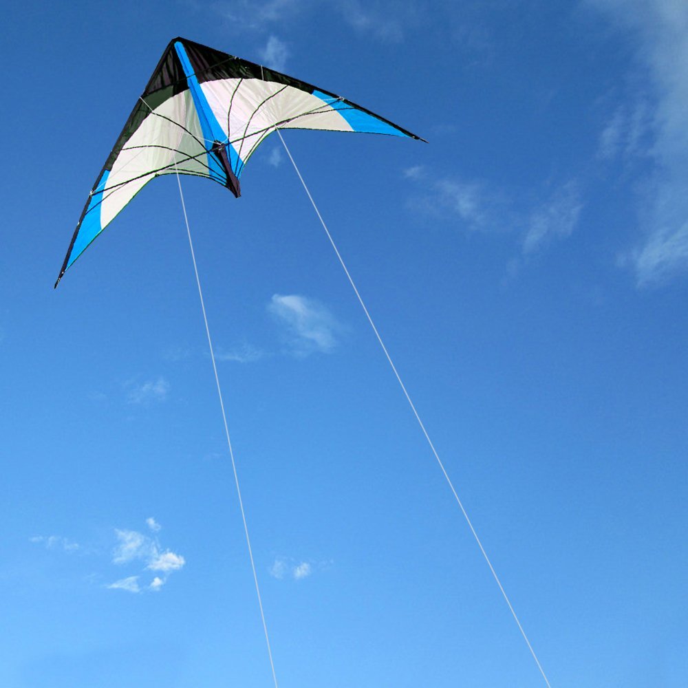 HENGDA KITE 48" Polyester Stunt Kite Outdoor Toys Dual Line Sport Kite