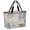 Khaki Gray Blue Light Brown, variant on Colorful Coastal Shells Beach Bag for Women, Large Breathable Mesh Beach Tote Bag, Watercolor Summer Ocean Life Sandproof Lightweight Travel Bags for Vacation Picnic Swimming Pool 15.7"x15.7"x9.1"