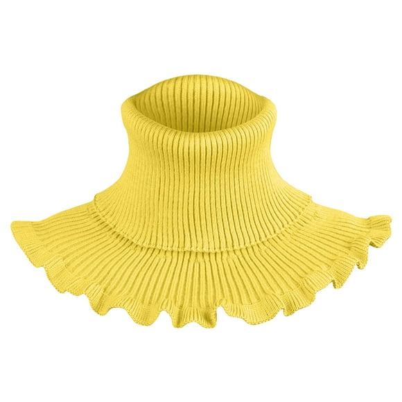 FADAACAI Scarf for Women Winter Collar-Warm Ladies Turtleneck Artificial Turtleneck-Turtleneck-Detachable Knit Scarf Blanket Scarf Scarves for Women Lightweight Clearance!