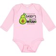 thumbnail image 3 of Inktastic Daddy's Little Avocado with Cute Baby Avocado Boys or Girls Long Sleeve Baby Bodysuit, 3 of 5