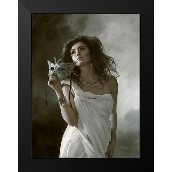 Seifert, Brita 12x14 Black Modern Framed Museum Art Print Titled - Breaking the Silence