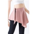 thumbnail image 4 of Falda Deportiva Cubierta de Fibra de Poliéster Suave de una Piecera absorbente Mujeres Yoga Ballet Faldas de Tenis Atar Faldas para Fitness Tenis Deporte Deporte Deporte, 4 of 8