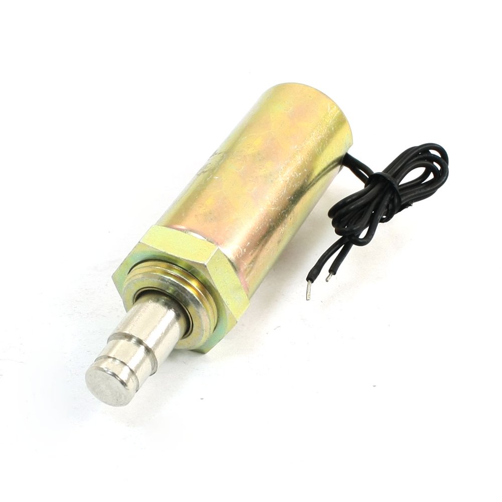 Unique Bargains DC 12V Pull Type Actuator Solenoid 2mm 2