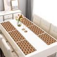 thumbnail image 2 of Brown Buffalo Pattern Summer Placemats Table Placemats Set Of 6-Linen Kitchen Washable Placemats Table Mats 11.8"x17.7" Non-Slip Heat Resistant, 2 of 5