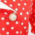 thumbnail image 4 of Dvprdro Robe de Bal pour Invité de Mariage Femme Mode Vintage à Pois Manches Courtes Ligne A Évasée Cocktail Midi, 4 of 5