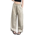 thumbnail image 2 of XXWXYD Teen Girls Wide Leg 𝖫ounge Pants Polka Dots, High Waisted Relaxed Fit Palazo Trousers, Aesthetic Casual Trendy Bottoms, Soft Breathable 𝖫oungewear, 2 of 6
