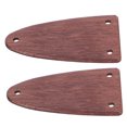 thumbnail image 1 of OULII 2 Pcs Electric Guitar Rod Covers Plate Wood Light Brown for Musicians, 1 of 5