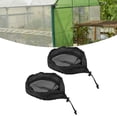 thumbnail image 4 of Duct Filter Vent Cover, 2PCS Multifunctional Waterproof Fine Mesh Design Duct Filter Vent Cover Practical Drawstring Design Plant Grow Tent Vent Mesh Cover, 4 of 7