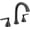 Matte Black, variant on Delta 3545-PN-PR-DST Bonacci 1.2 GPM Widespread Bathroom Faucet - Lumicoat Polished Nickel