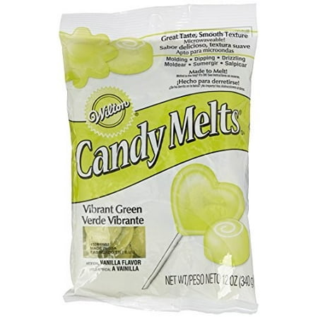 (4 pack) (4 Pack) Wilton Candy Melts, Vibrant Green, 12 oz.