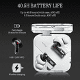thumbnail image 5 of Nothing Ear Wireless Earbuds with ChatGPT Integration, Smart ANC, Hi-Res Audio, 11mm Dynamic Bass Boost, 40.5H Playtime, 6 Mics for Calls, Wireless Charging - (White), 5 of 9