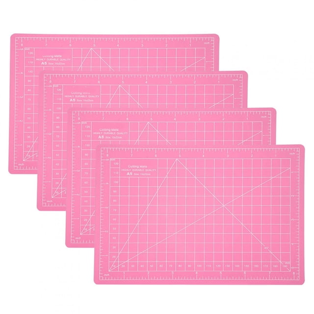 Engraving Scale Board,4Pcs Cutting Mat A5 Cutting Pad Model Cutting Mat Highly Versatile