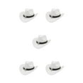 thumbnail image 3 of Decodeary Western Outback Cowboy Hat Channel Inner Cowboy Classic Hat Large Brim Provides white 5Set, 3 of 6