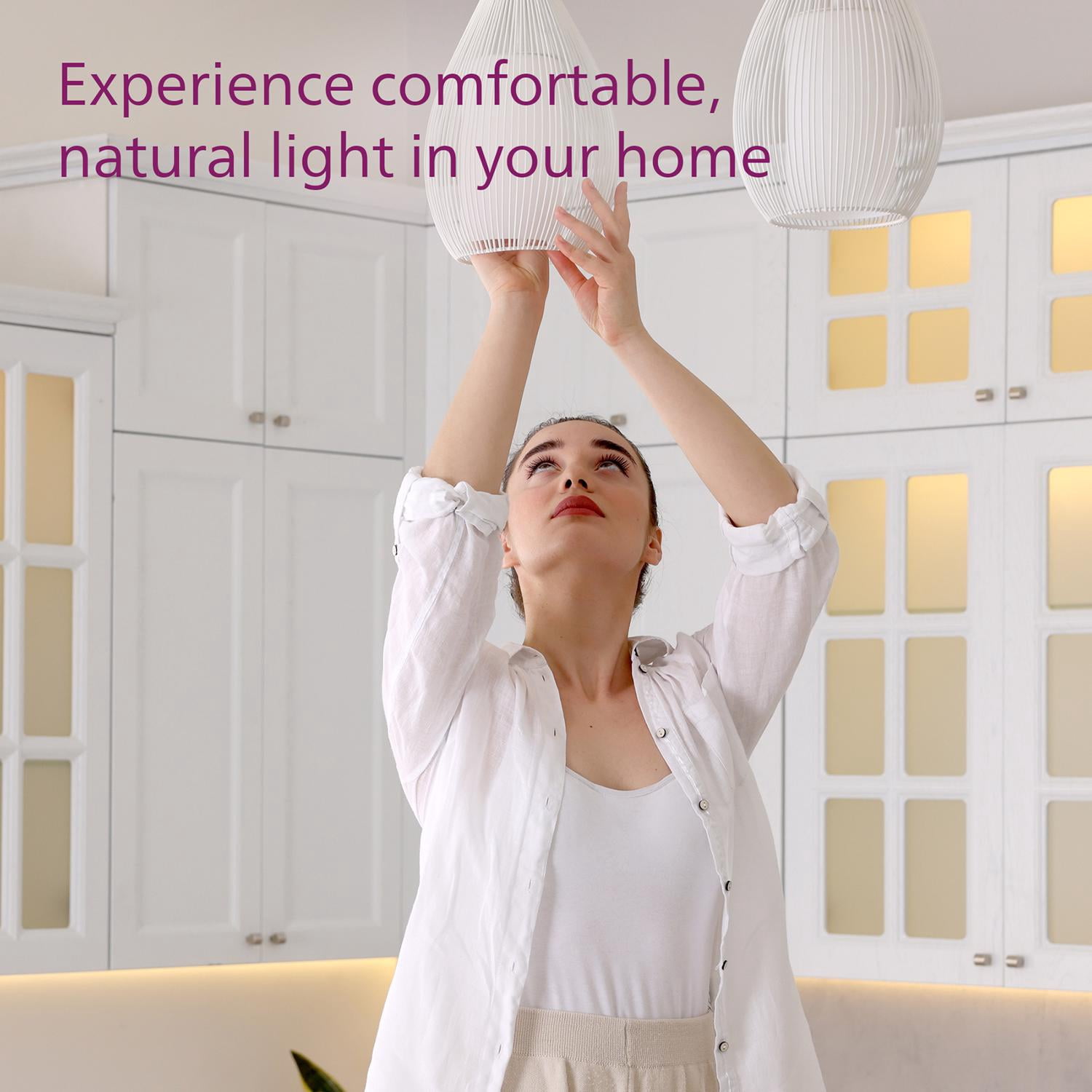 Philips A19 E26 (Medium) Filament LED Bulb Daylight 100 Watt Equivalence 2 pk