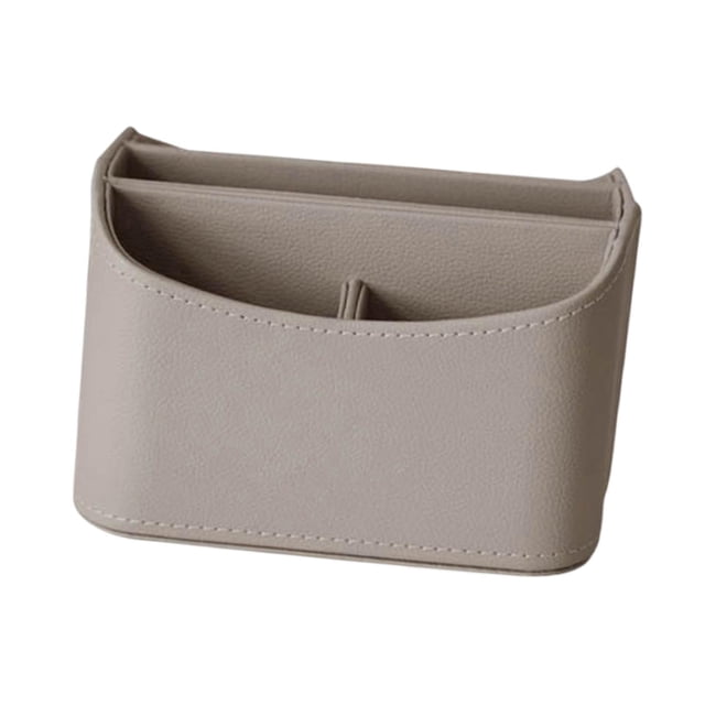 Caja de almacenamiento de artículos diversos de mesa, organizador de escritorio, mesita de noche, caja de juguete para aperitivos, mesa de té, sala de Gris
