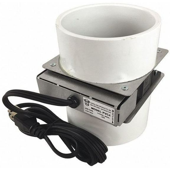 Tjernlund Products PVC Radon Booster Fan, 16W, 4" PVC4