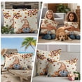 thumbnail image 4 of Outdoor Pillow Covers 16x16 Set of 2, Gnomes Pumpkin Fall Waterproof Patio Throw Pillow Covers for Couch Sofa Chair, Maple Leaves Thanksgiving Branches Decorative Pillowcases for Throw Pillows, 4 of 9