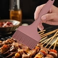 thumbnail image 6 of Large Silicone Grease Brush, 8.3×3.5 inch Extra Wide Silicone Basting Brush, Heat Resistant Brushes Spread Oil, Flexible Liquid Coating Basting Tool, Wear Resistant Condiment Brushing Accessory, 6 of 7