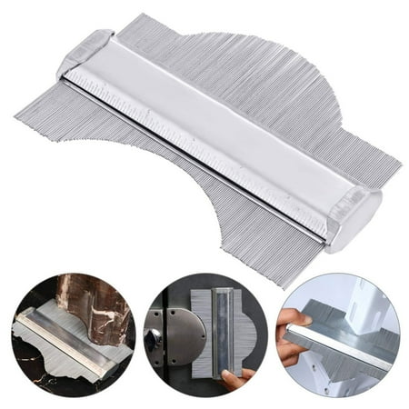 

VeliToy 5 Inch Stainless Steel Contour Profile Gauge Multifunction for Tiling Laminate Woodworking