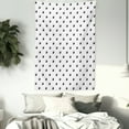 thumbnail image 3 of Ying Yang Decor Tapestry, Polka Dots Design Yin Yang Universal Duality between Good and Bad Concept, Wall Hanging for Bedroom Living Room Dorm Decor, 60W X 80L Inches, White Black, by Ambesonne, 3 of 5