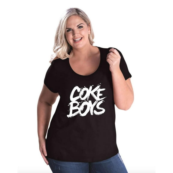 Normal is Boring - Women's Plus Size Curvy T-Shirt, up to Size 28 - Coke Boys