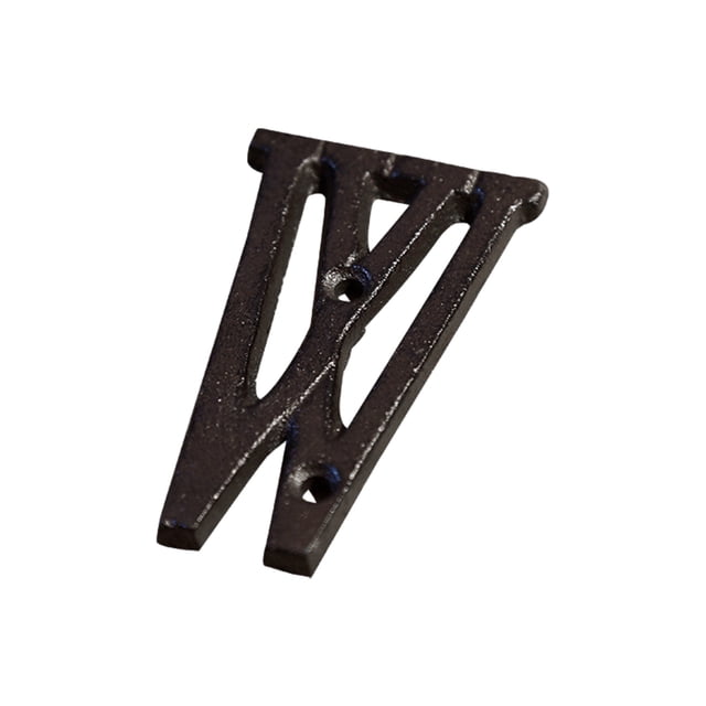 Monstrate amplio y artículo de los números de casa de las letras del metal para el artículo negro Artesanía B17--W