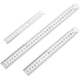 thumbnail image 1 of Stainless Steel Ruler Metal Ruler 15cm 20cm 30cm Metric and Imperial Double Sided Ruler for School, Office Measurement, 1 of 5